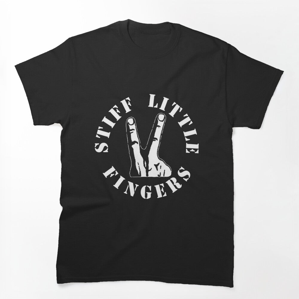 The Stiff Little Fingers Band Vintage Punk Rock Music Design Shirt