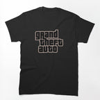 GTA Grand Theft Auto Logo Rust Shirt
