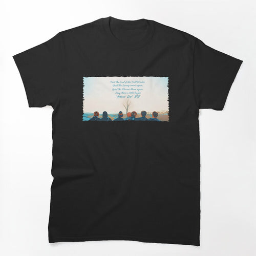 BTS Spring Day Lyrics Digital Vector Shirt