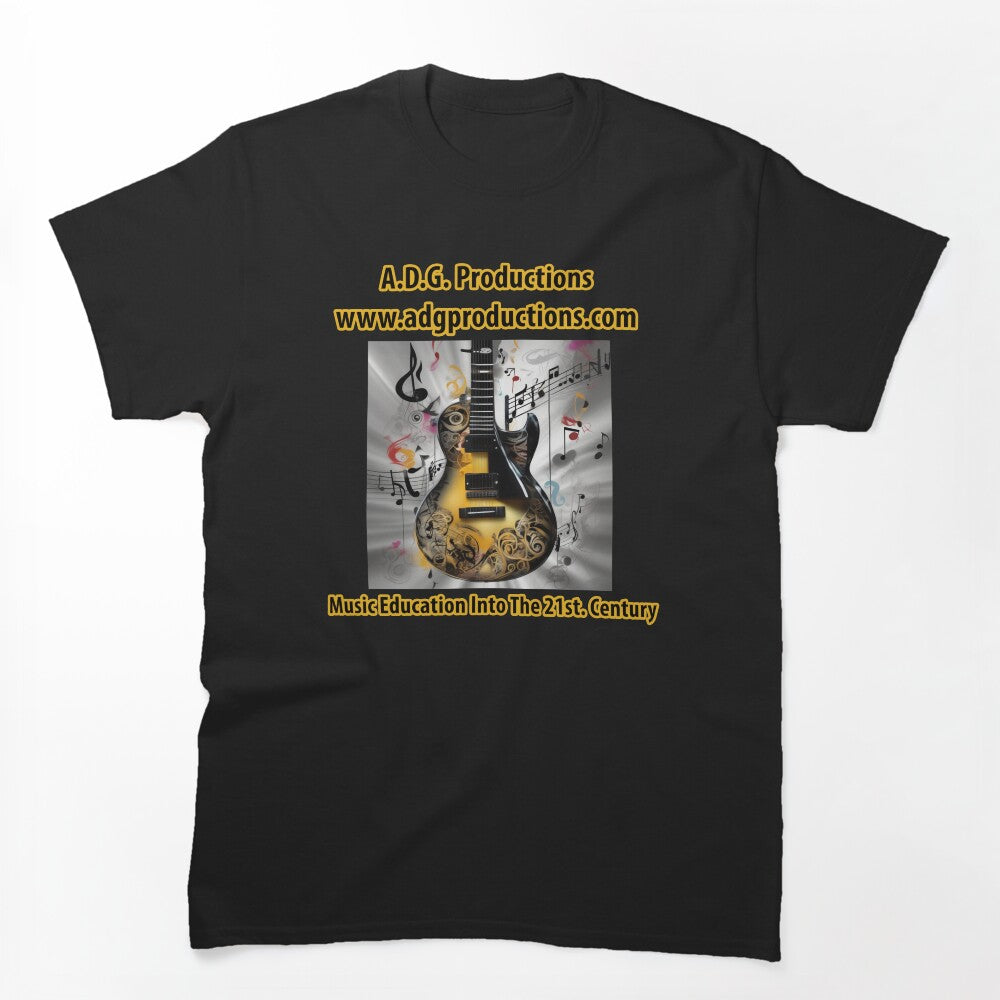 A D G Productions Music Educational Publisher Guitar Merchandise Shirt