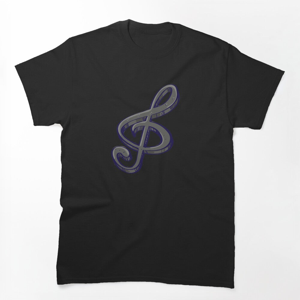 Treble Clef Illustration Shirt