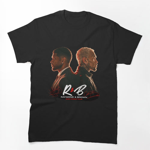 Usher Raymond Chris Brown R&B Tour Design Shirt