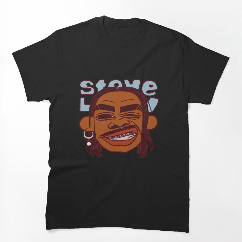 Steve Lacy Cartoon Icon Portrait Graphic Shirt