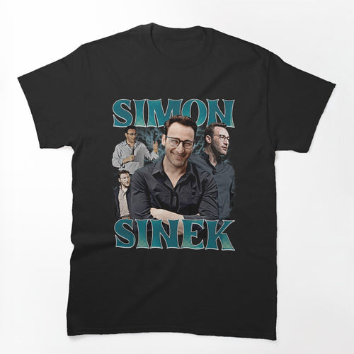 Simon Sinek Vintage Bootleg Rap Graphic Retro 90s Bootleg Graphic Shirt