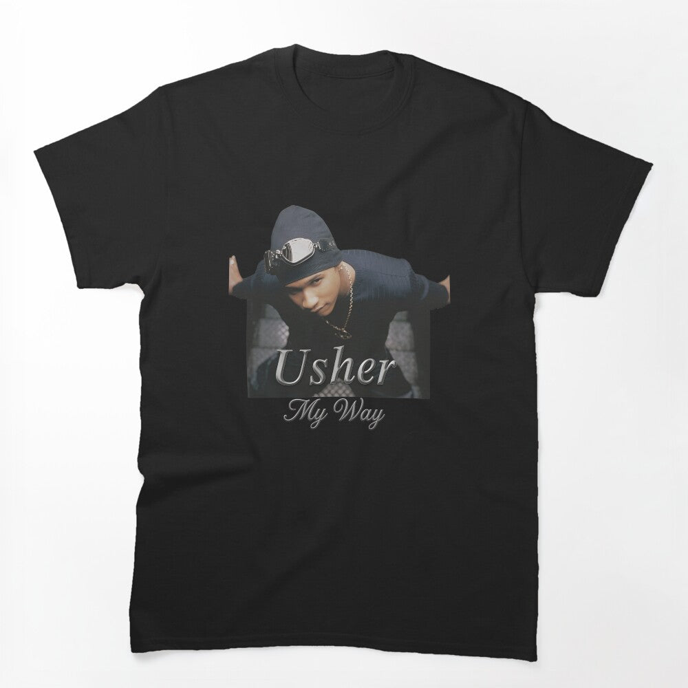 Usher My Way Music Art Style Reimagined Shirt