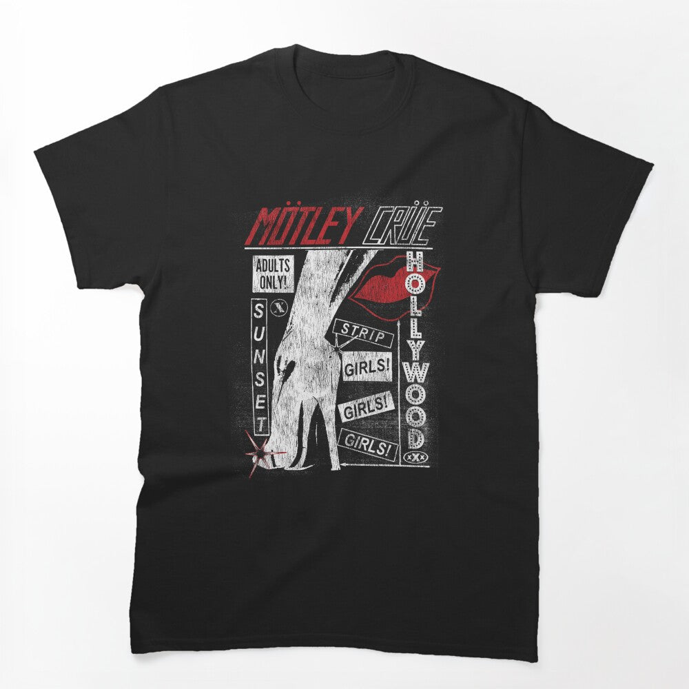 Distressed Retro Rock Portrait Shirt