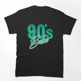90'S BABE Glitter Aquamarine Color Shirt