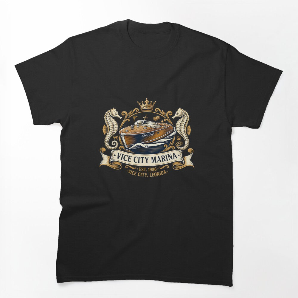 Vice City Marina - Retro Leonida Yacht Club Shirt