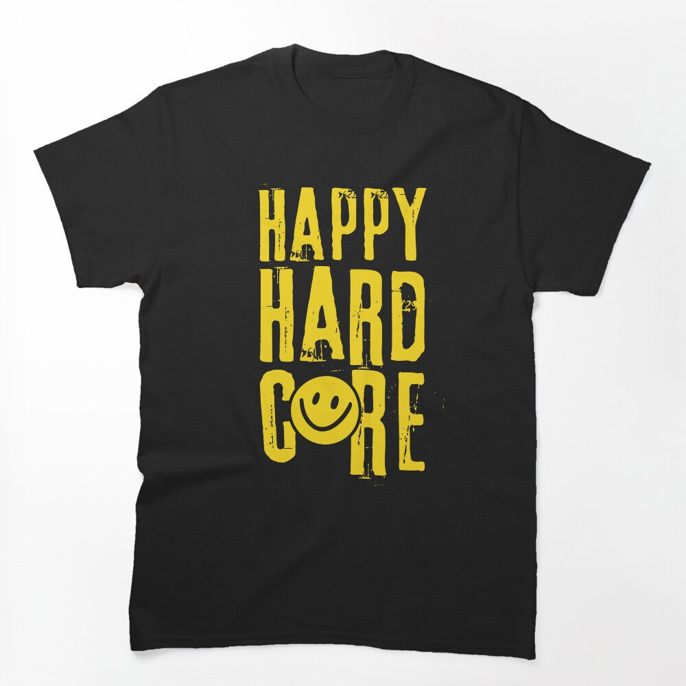 Rave Music Happy Hardcore Smiley Face Yellow Shirt