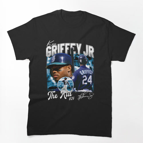 Ken Griffey Jr The Kid Seattle Baseball Legend Signature Vintage Shirt