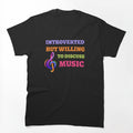 Introverted Music Discussion Design Shirt