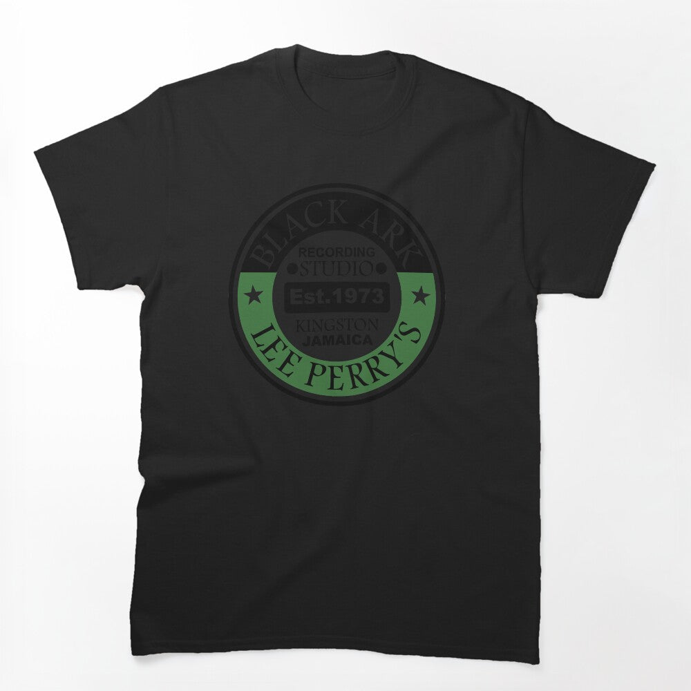 Lee Scratch Perry Black Ark Logo - Reggae 45's Record Collector Shirt