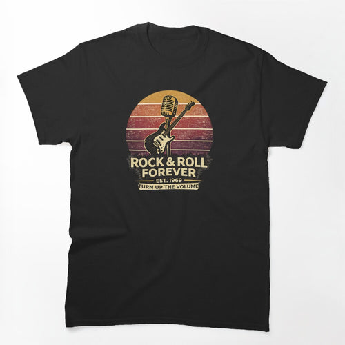 Rock & Roll Forever Retro Music Shirt