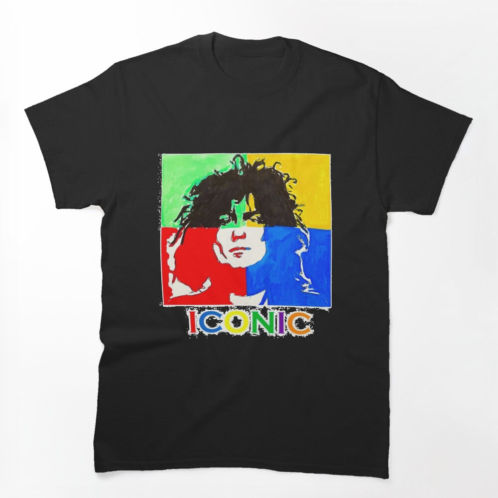 Marc Bolan Colorful Glam Rock Portrait Design Shirt