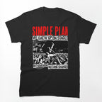 Sepia Silhouette Pop Punk Band Shirt