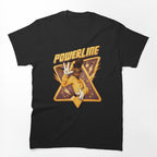 Retro 90s Inspired Powerline Music Icon Design Shirt