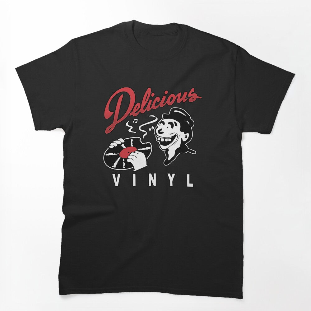 Retro Vinyl Record Illustration Shirt