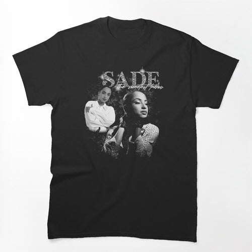 Sade Singer Vintage Black And White Shirt