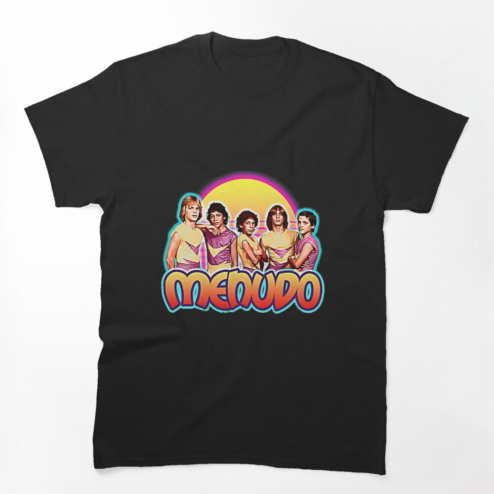 Menudo - Yellow Purple Distressed Shirt