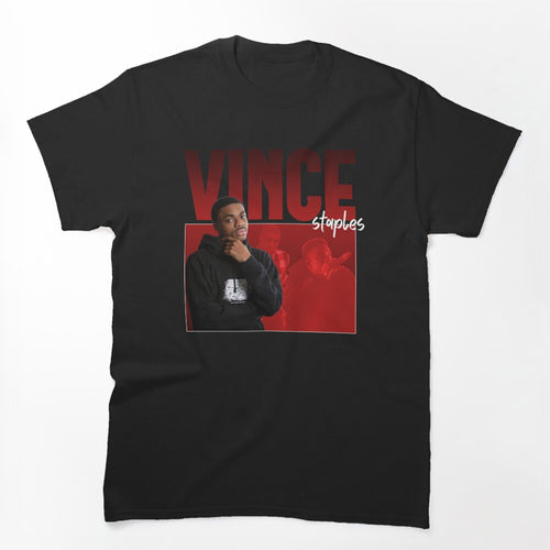Vince Staples Red Graphic Shirt