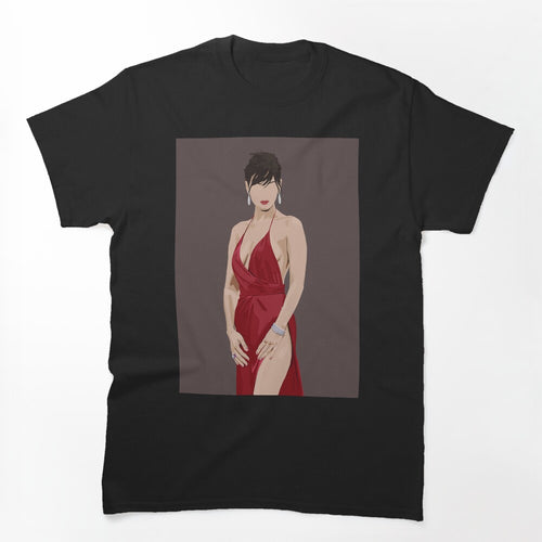 Red Dress Bell Shirt