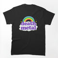 Death Metal Rainbow - Cute Hot Topic Design Pastel Goth Shirt