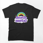 Death Metal Rainbow - Cute Hot Topic Design Pastel Goth Shirt