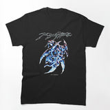 Glow Typography Sludge Metal Shirt