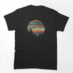 Geometric Nature Sunset Vibes Shirt