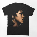 Vintage Lauryn Hill 90S R&B Aesthetic Retro Portrait Graphic Design Shirt
