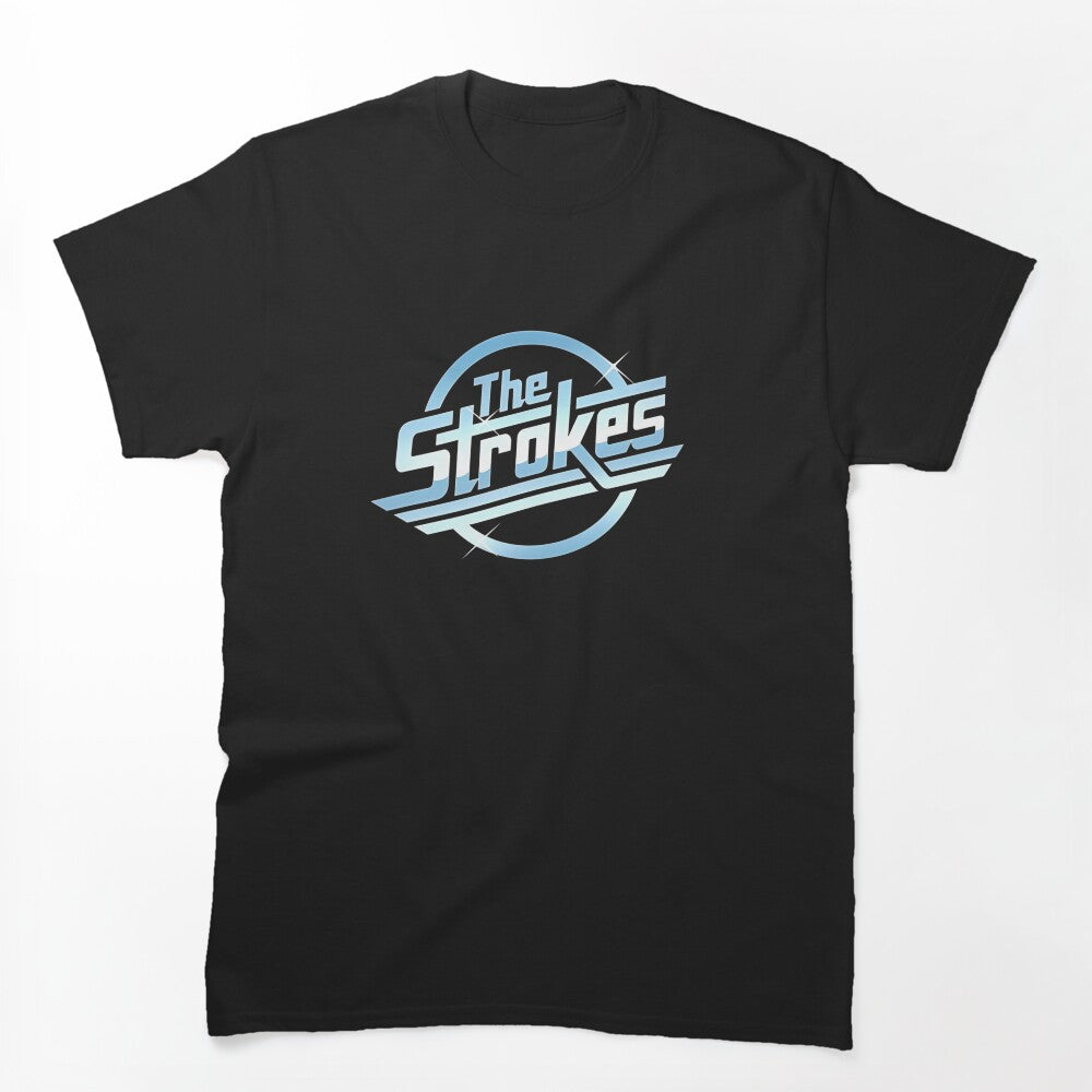The Strokes Chrome Metallic Retro Logo Shirt