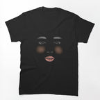 BTS JIMIN Dark Aesthetic Minimalist Face Glow Art Shirt
