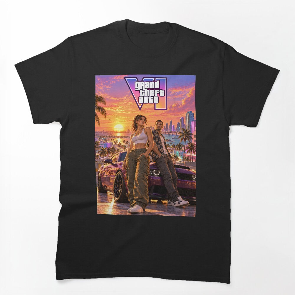 GTA VI Sunset Over Vice City Shirt
