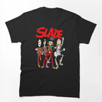 Slade Glam Rock Cartoon Band Shirt