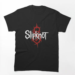 Slipknot Logo Red Tribal Heavy Metal Band Shirt