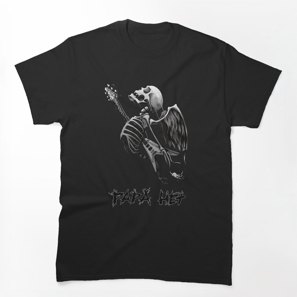 James Hetfield Papa Het Guitar Through Ribs Skeleton Shirt