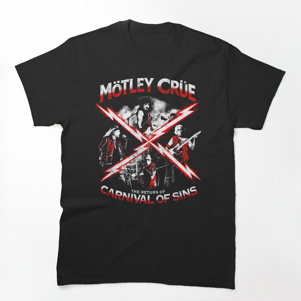 Mtley Cre Group Date Back Shirt