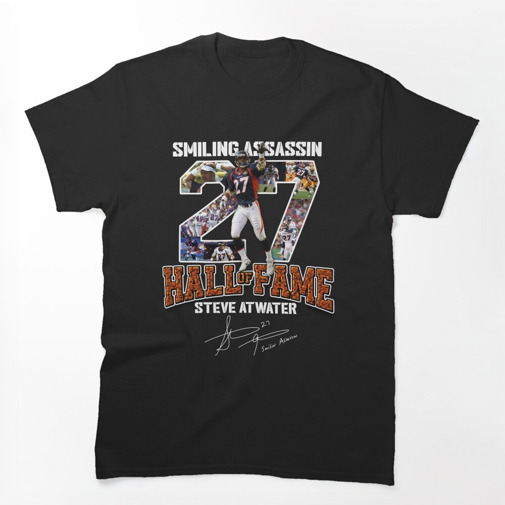 Steve Atwater Football Signature Vintage Retro 80s 90s Bootleg Rap Shirt