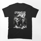 Stormflod Artwork Skeletal Guitarplayer Ruins Shirt