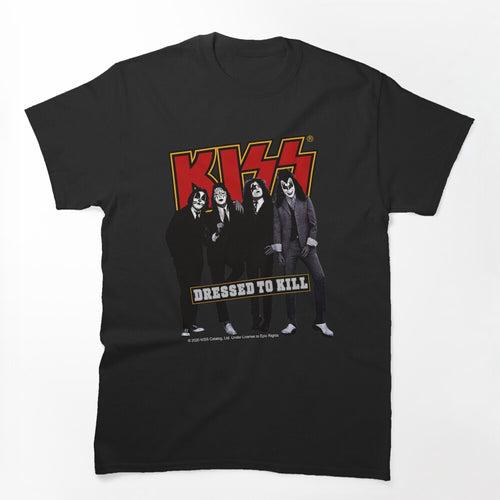 KISS The Band - Dressed To Kill In Red Shirt
