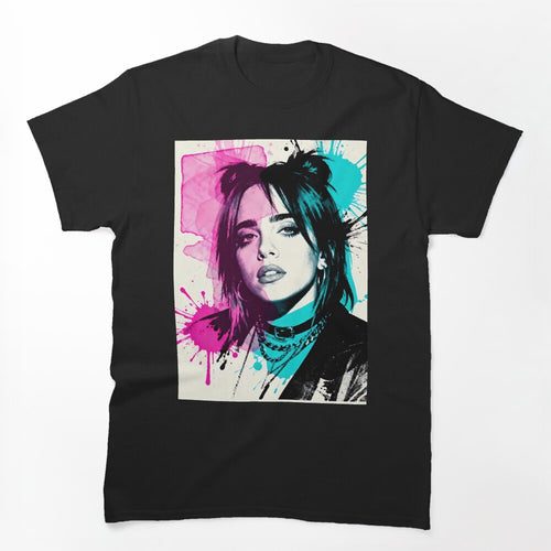 Billie Eilish Pop Art Splash Shirt