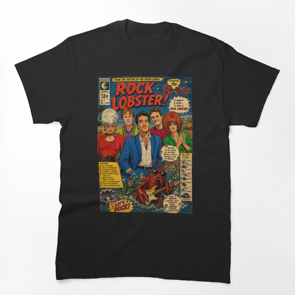 Rock Lobster B-52s Comic Shirt