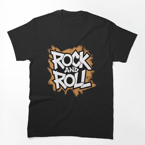 Rock And Roll Graffiti Vibes Shirt