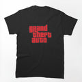 GTA Grand Theft Auto Logo Vibrant Red Shirt