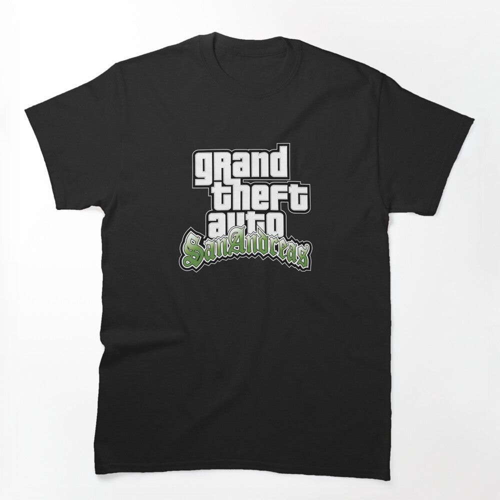 GTA Grand Theft Auto Logo San Andreas SA Grove Street Shirt