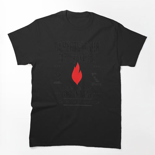 Heavy Metal Dark Gothic Flame Alternative Rock Shirt