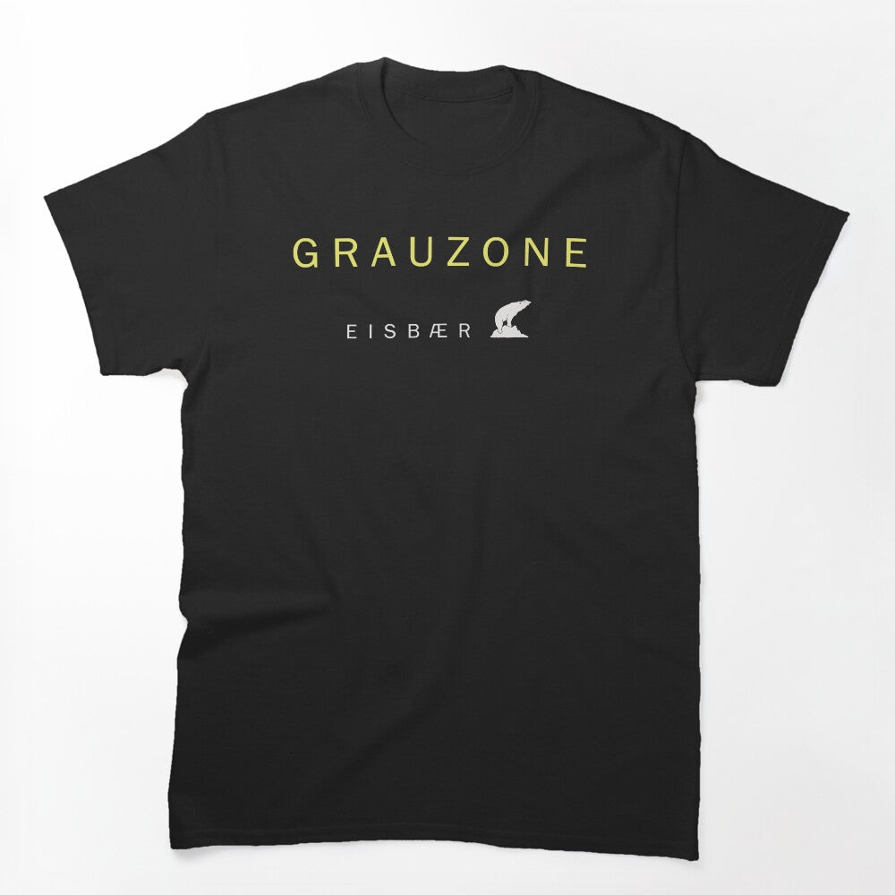 Grauzone Eisbär Minimalist Post-Punk Design Swiss Cold Wave Tribute Shirt