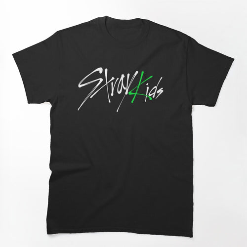 Stray Kids Oddinary Frankenstein Version Green Logo Shirt