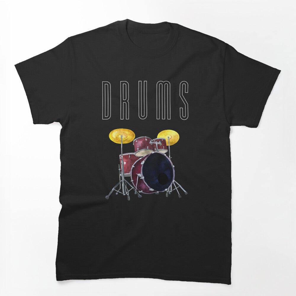 Drums Drums Drums Rockin' N Rollin' Kicking A To The Beat Of Heavy Shirt