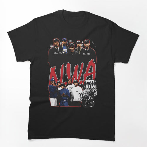 Vintage Rap Collage Inspired By Iconic Hip Hop Group Shirt